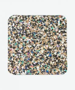 LIGA Set Of Four Beach Clean Square Cork Coasters