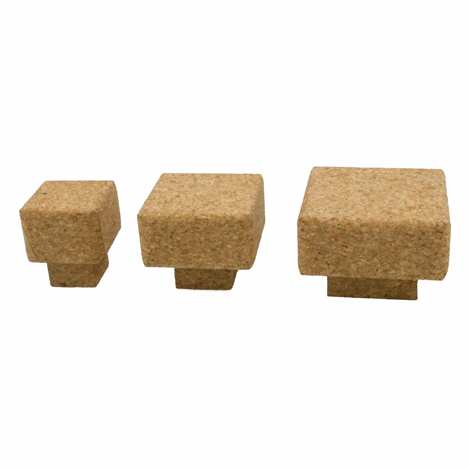 LIGA Cork Knobs Square Medium 5 LIGA Cork Knobs Square Medium