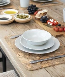 LIGA Naturally Smoked Rectangle Cork Coasters Placemats Sets 10 LIGA Naturally Smoked Rectangle Cork Coasters Placemats Sets