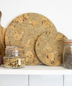 LIGA Ice Grey Round Trivet Small