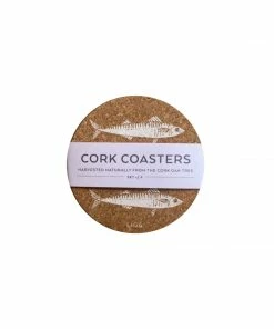 LIGA Cork Coaster Mackerel Set