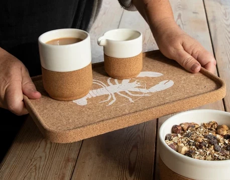 LIGA Lobster Print Cork Tray 3 LIGA Lobster Print Cork Tray