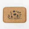 LIGA Wildflower Rectangle Cork Tea Tray 1 LIGA Wildflower Rectangle Cork Tea Tray