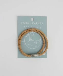 LIGA Eco Cork Band - Double Natural Silver