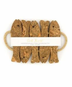 LIGA Cork Five Fish Trivet