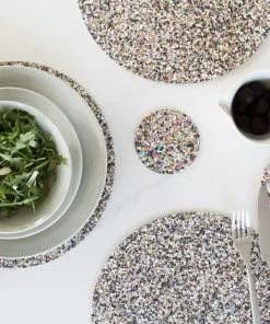 LIGA Beach Clean Round Placemats Set of 4 11 LIGA Beach Clean Round Placemats Set of 4