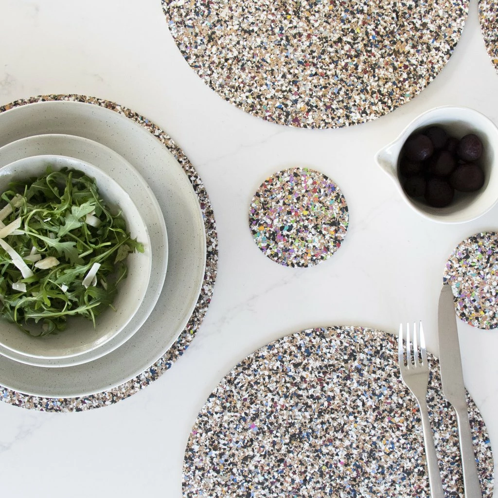 LIGA Beach Clean Round Placemats Set of 4 7 LIGA Beach Clean Round Placemats Set of 4