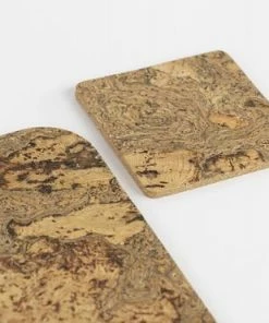 LIGA Naturally Smoked Rectangle Cork Coasters Placemats Sets 9 LIGA Naturally Smoked Rectangle Cork Coasters Placemats Sets