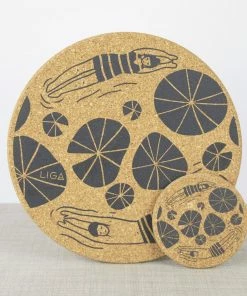 LIGA Cork Placemat Wild Swimmers 12 LIGA Cork Placemat Wild Swimmers