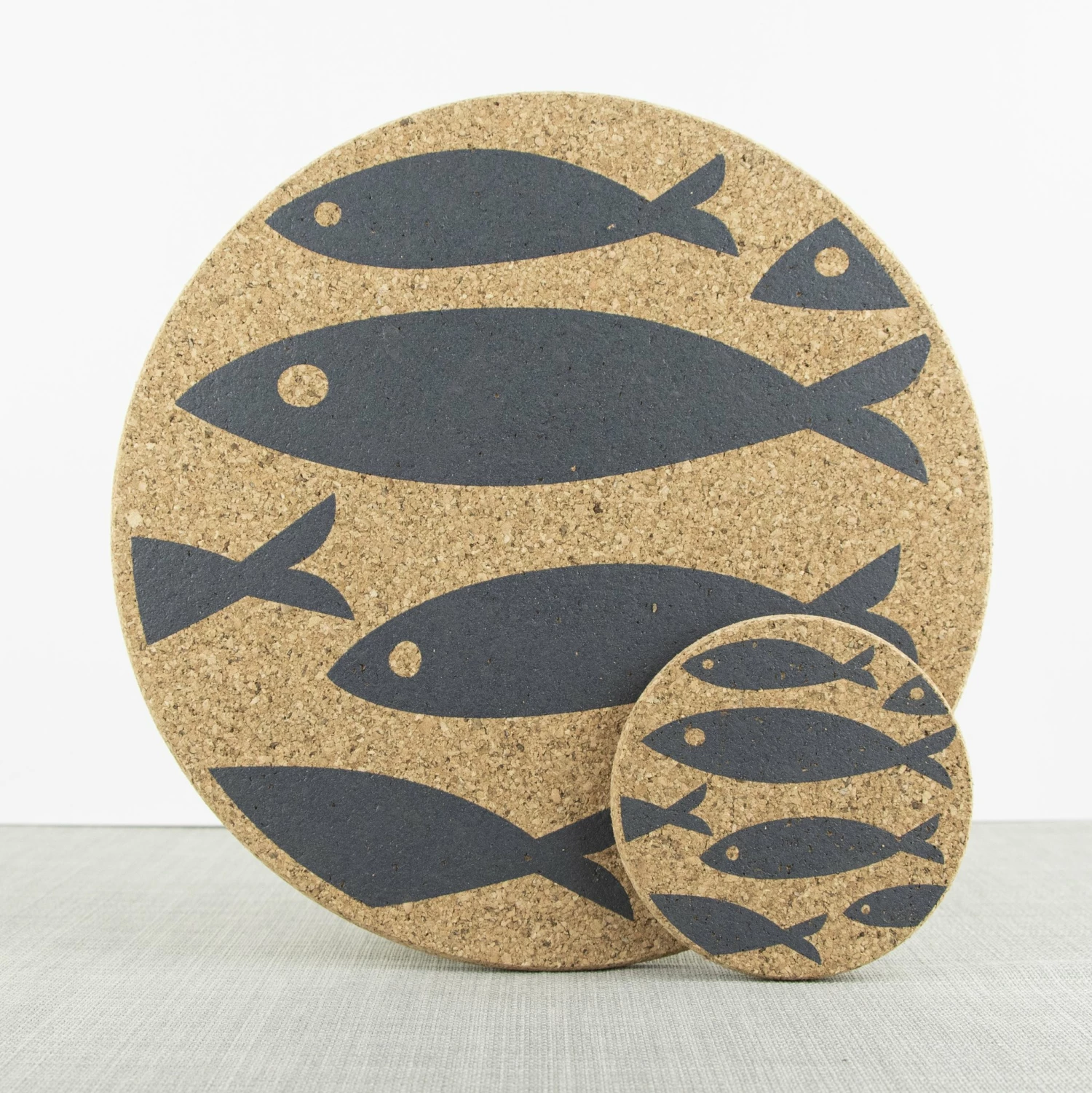 LIGA Liga Cork Fish Placemat Grey Set of 4 3 LIGA Liga Cork Fish Placemat Grey Set of 4