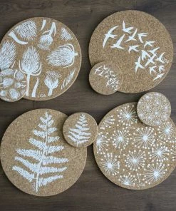LIGA Cork Placemats Fern Set