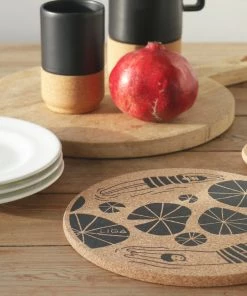 LIGA Cork Placemats Wild Swimmers Set 15 LIGA Cork Placemats Wild Swimmers Set