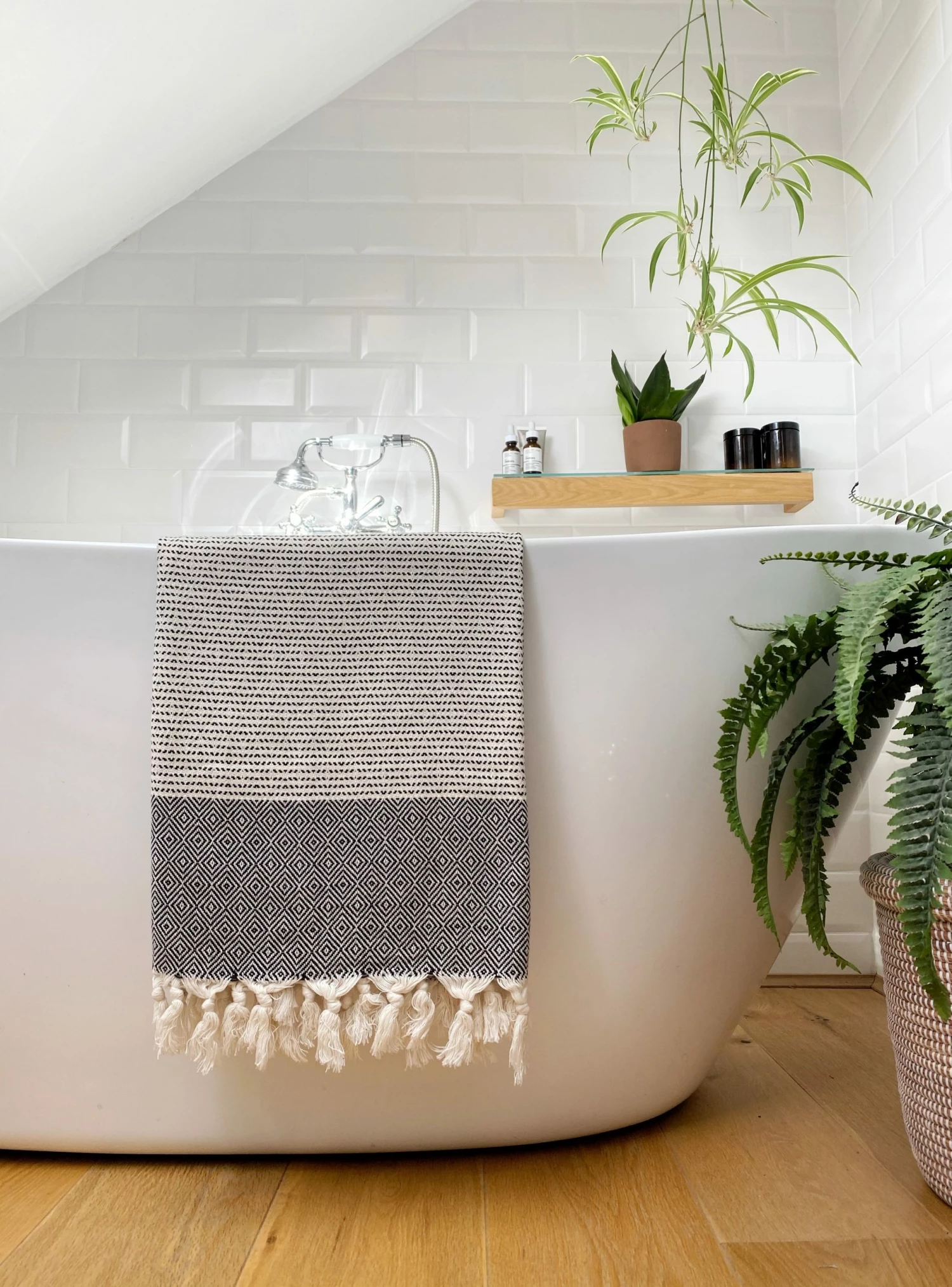 LIGA Peshtemal Tulin Black 4 LIGA Peshtemal Tulin Black