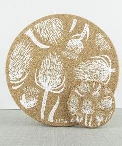 LIGA Cork Placemat Thistles 9 LIGA Cork Placemat Thistles