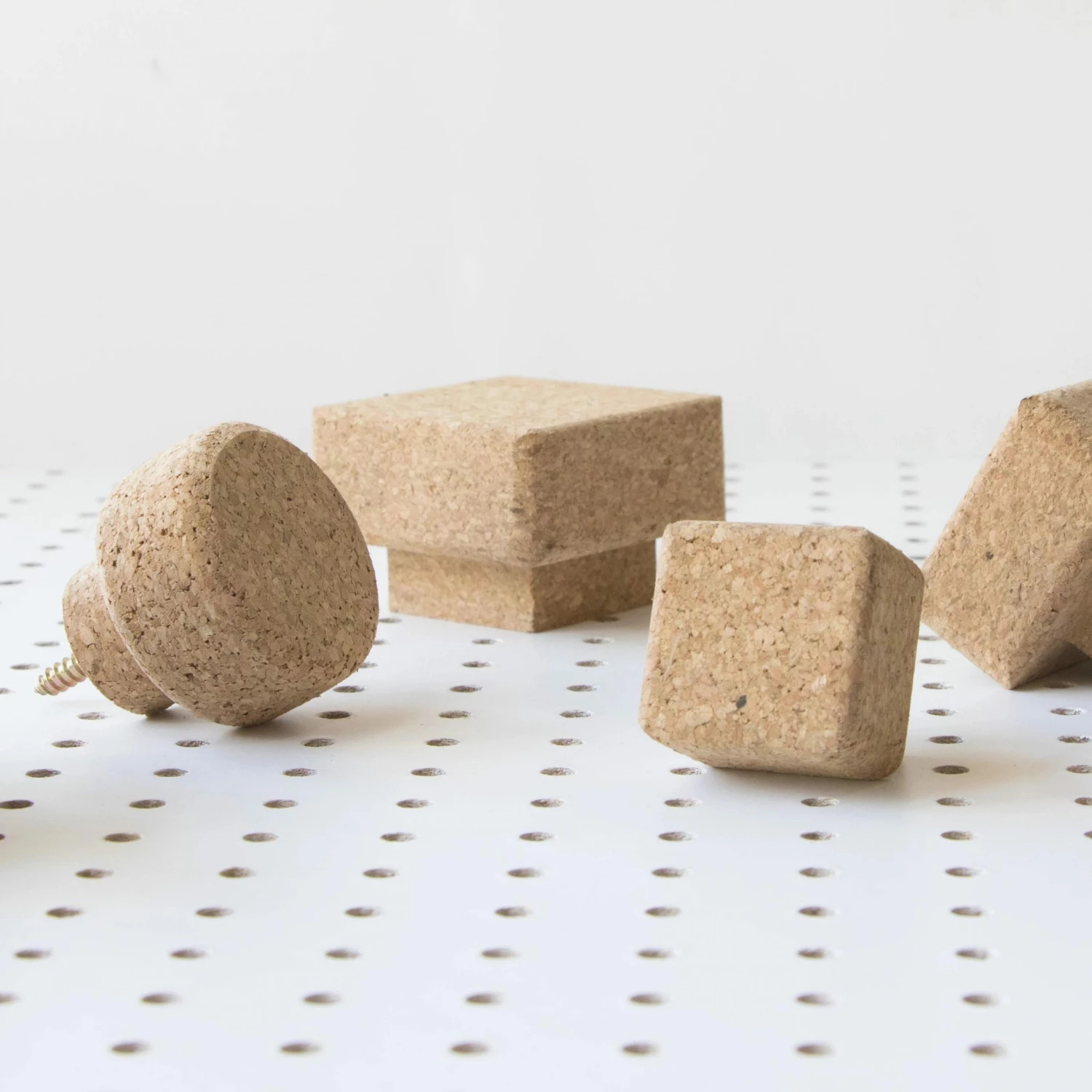 LIGA Cork Knobs Square Medium 7 LIGA Cork Knobs Square Medium