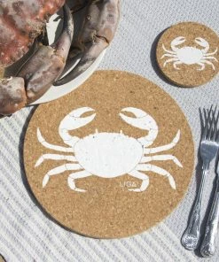 LIGA Cork Placemat Crab