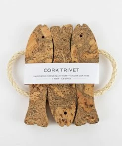 LIGA Cork Trivet 3 Fish