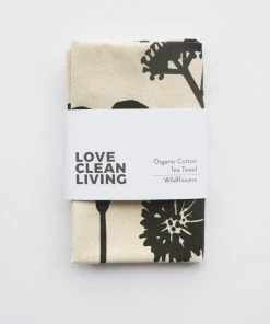 LIGA Organic Tea Towel Wildflowers