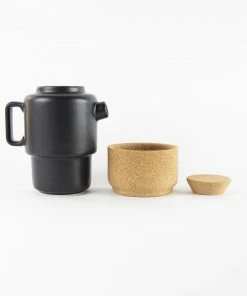LIGA Teapot + 2 Gift Set - Matt Black 10 LIGA Teapot + 2 Gift Set - Matt Black