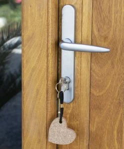 LIGA Cork Keyring Heart