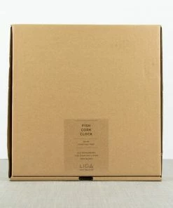 LIGA Fish Round Cork Clock 7 LIGA Fish Round Cork Clock