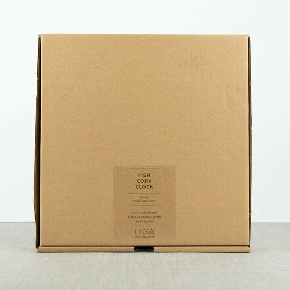 LIGA Fish Round Cork Clock 5 LIGA Fish Round Cork Clock