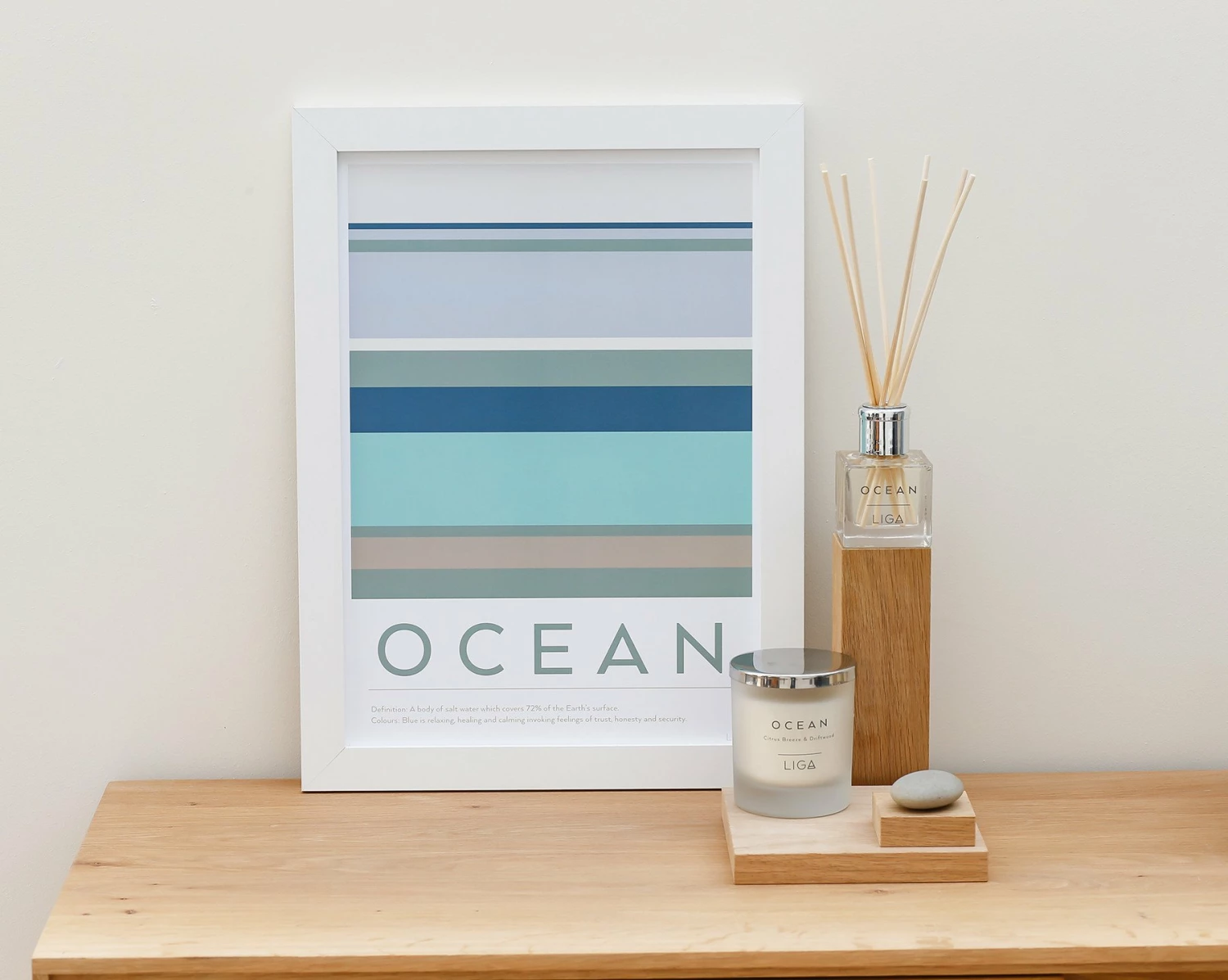 LIGA Ocean Candle Citrus Breeze Driftwood 5 LIGA Ocean Candle Citrus Breeze Driftwood