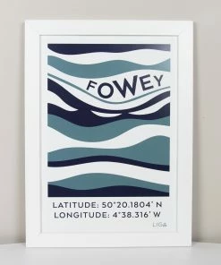 LIGA Organic Tea Towel Fowey
