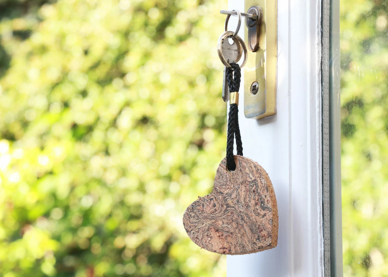 LIGA Cork Keyring Heart 3 LIGA Cork Keyring Heart