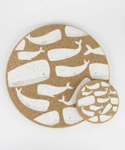 LIGA Cork Placemat Whale