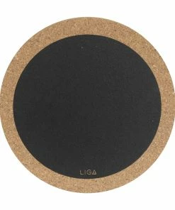LIGA Cork Placemat Black Hole