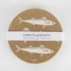 LIGA Set Of Four Mackerel Cork Placemats