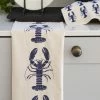 LIGA Lobster Tea Towel | Navy