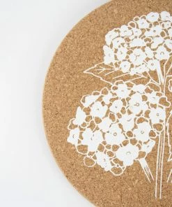 LIGA Cork Coaster Set - Hydrangea