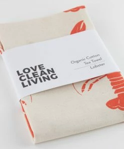 LIGA Lobster Tea Towel | Red