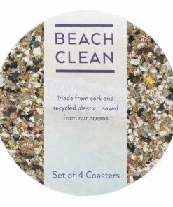 LIGA Beach Clean Round Coasters Set of 4