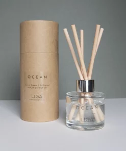 LIGA Citrus Breeze And Driftwood Ocean Reed Diffuser Set