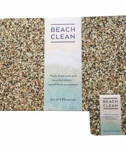 LIGA Beach Clean Square Coasters Set of 4