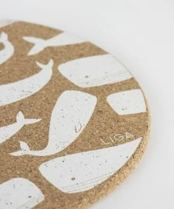 LIGA Cork Placemat Whale