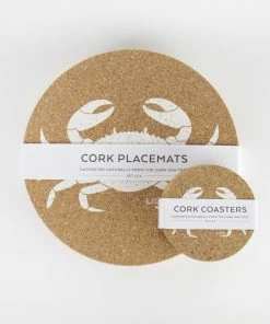 LIGA Cork Placemats Crab Set 13 LIGA Cork Placemats Crab Set