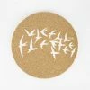 LIGA Cork Placemat Swallows White