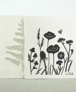 LIGA Wildflower Eco Dishcloth