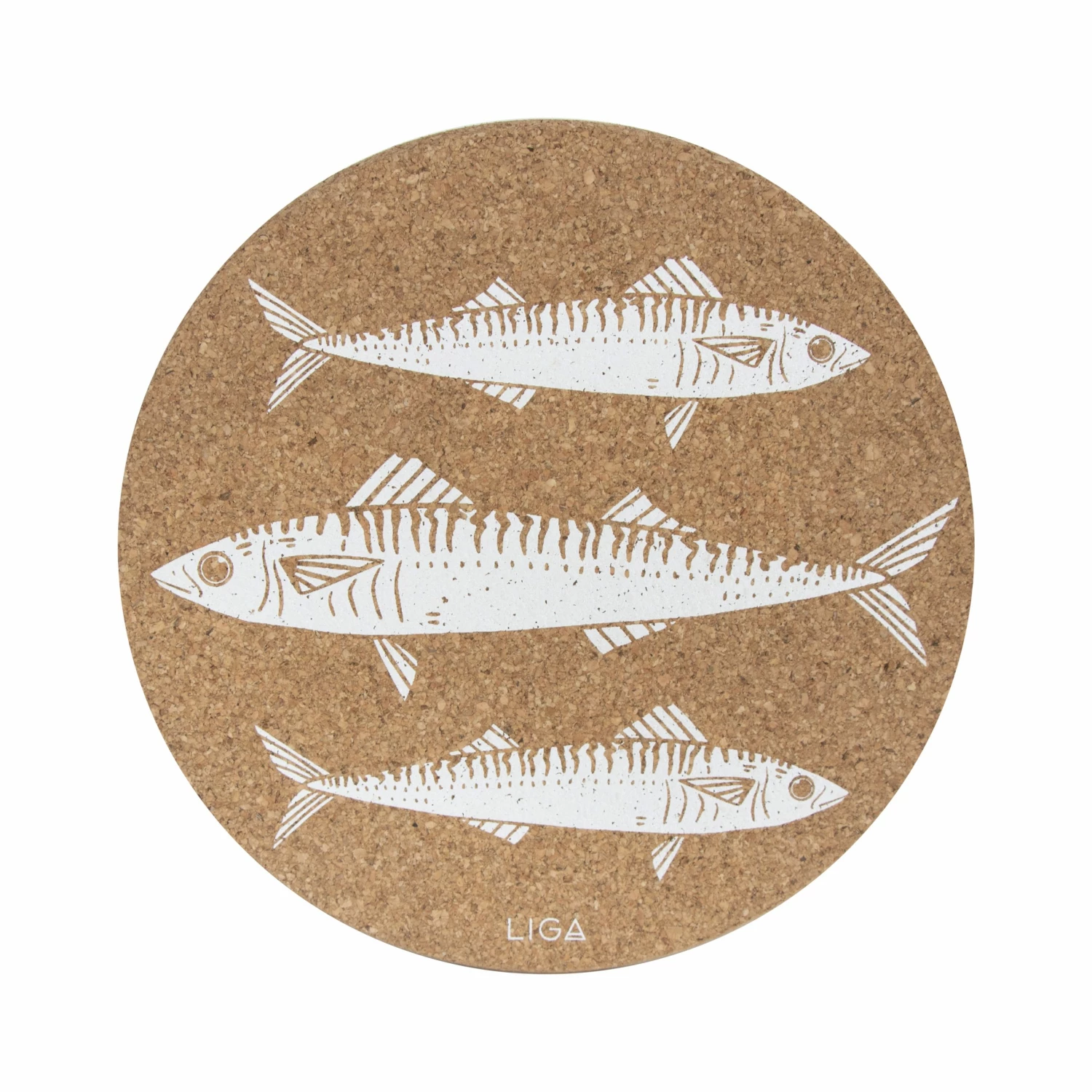 LIGA Cork Placemats Mackerel Set 8 LIGA Cork Placemats Mackerel Set