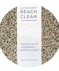 LIGA Beach Clean Round Placemats Set of 4