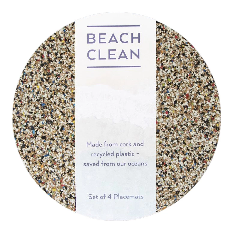 LIGA Beach Clean Round Placemats Set of 4 3 LIGA Beach Clean Round Placemats Set of 4