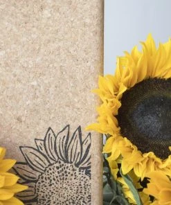 LIGA Cork Sunflower Yoga Block