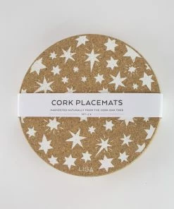 LIGA Cork Placemats Stars Set