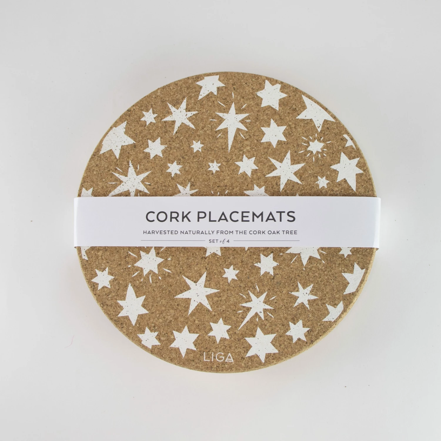 LIGA Cork Placemats Stars Set 3 LIGA Cork Placemats Stars Set