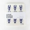 LIGA Seaweed and Blue Lobster Dishcloths Pack of 2