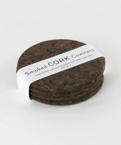 LIGA Cork Coaster Set Smoked 11 LIGA Cork Coaster Set Smoked